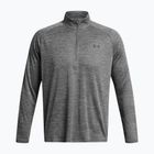 Men's sweatshirt Under Armour Tech Textured 1/2 Zip LS castlerock/black