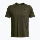 Men's training shirt Under Armour Tech Textured marine od green/black