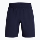 Men's training shorts Under Armour Tech Woven Wordmark midnight navy/white