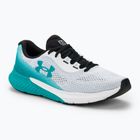 Under Armour Charged Rogue 4 white/circuit teal/circuit teal men's running shoes