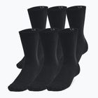 Under Armour Essential Crew 6 Pack training socks black/black/castle rock