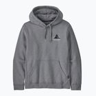 Men's sweatshirt Patagonia Chouinard Crest Uprisal Hoody gravel heather