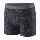 Patagonia men's Essential Boxer Briefs 3" small currents/pitch blue
