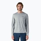 Men's Patagonia Cap Cool Daily Graphic Shirt-Waters boardshort logo abalone blue/feather grey