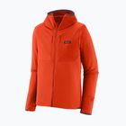 Men's Patagonia R1 Thermal Full Zip Hoody trekking sweatshirt pollinator orange