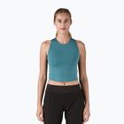 Women's Patagonia Reversible Tank wetland blue trekking t-shirt