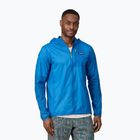 Men's Patagonia Houdini wetland blue wind jacket
