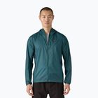 Men's Patagonia Houdini wetland blue wind jacket