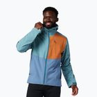 Men's softshell jacket Cotopaxi Impermeo 3L Hooded Shell everglade and steel blue