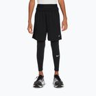 Children's leggings Nike Pro Dri-FIT black/black/white