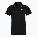 Nike Court Dri-Fit Advantage black/white men's tennis polo shirt