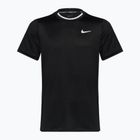 Men's Nike Court Dri-Fit Advantage tennis shirt black/white