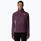 Women's The North Face Mountain Athletics Fleece 1/4 Zip midnight mauve/purple chalk sweatshirt