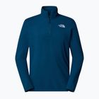 Men's The North Face 100 Glacier 1/4 Zip midnight petrol sweatshirt