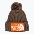 Men's winter cap The North Face Heritage Ski Tuke smokey brown/orange
