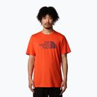 The North Face men's Easy crimson orange/alpine plum t-shirt