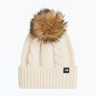 Children's winter hat The North Face Oh Mega Fur Pom Beanie white Dune