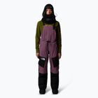 Women's ski trousers The North Face Dragline Bib midnight mauve/black