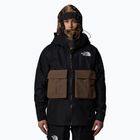 Men's ski jacket The North Face Dragline black/smokey brown