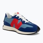 New Balance 327's V1 inkwell/true red shoes