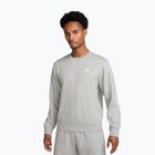 Men's sweatshirt Nike Club French Terry Crew dark grey heather/white