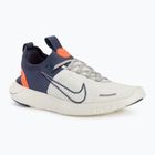 Men's Nike Free Run Flyknit Next Nature running shoes light iron ore/sail/total orange/thunder blue