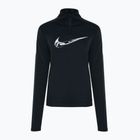 Women's running sweatshirt Nike Swoosh Dri-Fit HZ black / white