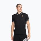 Men's tennis shirt Nike Court Heritage Polo black/white