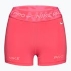 Nike Pro Mid Rise 3" women's training shorts aster pink/pinksicle/hot punch/white