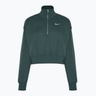 Women's Nike Sportswear Phoenix Fleece 1/2 Zip Cropped vintage green/ sail sweatshirt