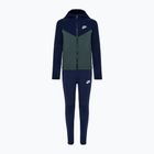 Nike Sportswear children's tracksuit obsidian/ vintage green/ obsidian/ white