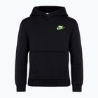Nike Sportswear Club Fleece children's sweatshirt black/yellow