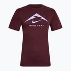 Men's Nike Dri-Fit UV burgundy crush running shirt