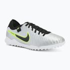 Men's football boots Nike Tiempo Legend 10 Pro TF metallic silver/volt/black
