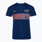 Nike CR7 Academy Dri-FIT blue void/ blue void/ metallic grey children's football shirt