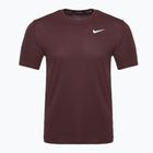 Men's Nike Miler Dri-Fit UV burgundy crush running shirt