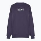 Women's sweatshirt Nike Sportswear Oversized Crew-Neck dark raisin