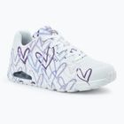 SKECHERS women's shoes JGoldcrown Uno Spread The Love white/light purple