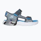 SKECHERS S-Lights Creature Splash charcoal/blue children's sandals