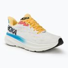 Women's running shoes HOKA Clifton 9 blanc de blanc/swim day