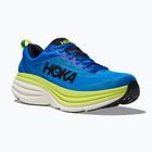 HOKA Bondi 8 Wide electric cobalt/lettuce men's running shoes