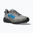 HOKA Speedgoat 6 galactic grey/hoka blue children's running shoes