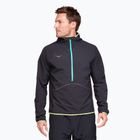 Men's HOKA Sky Glow Half Zip running sweatshirt black