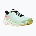 HOKA Clifton 9 mint fluorite/snow melt children's running shoes