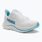 Men's running shoes HOKA Clifton 10 white/skyward blue