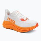 Women's running shoes HOKA Clifton 10 frost/orange zest