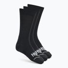 HOKA Crew Run Socks 3 pairs black/black/black