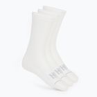 HOKA Crew Run Socks 3 pairs white/white/white