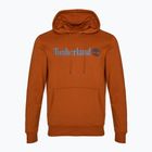 Men's Timberland Linear Logo Hoodie umber