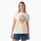 Women's trekking T-shirt Smartwool Horizon View Short Sleeve Graphic Tee almond